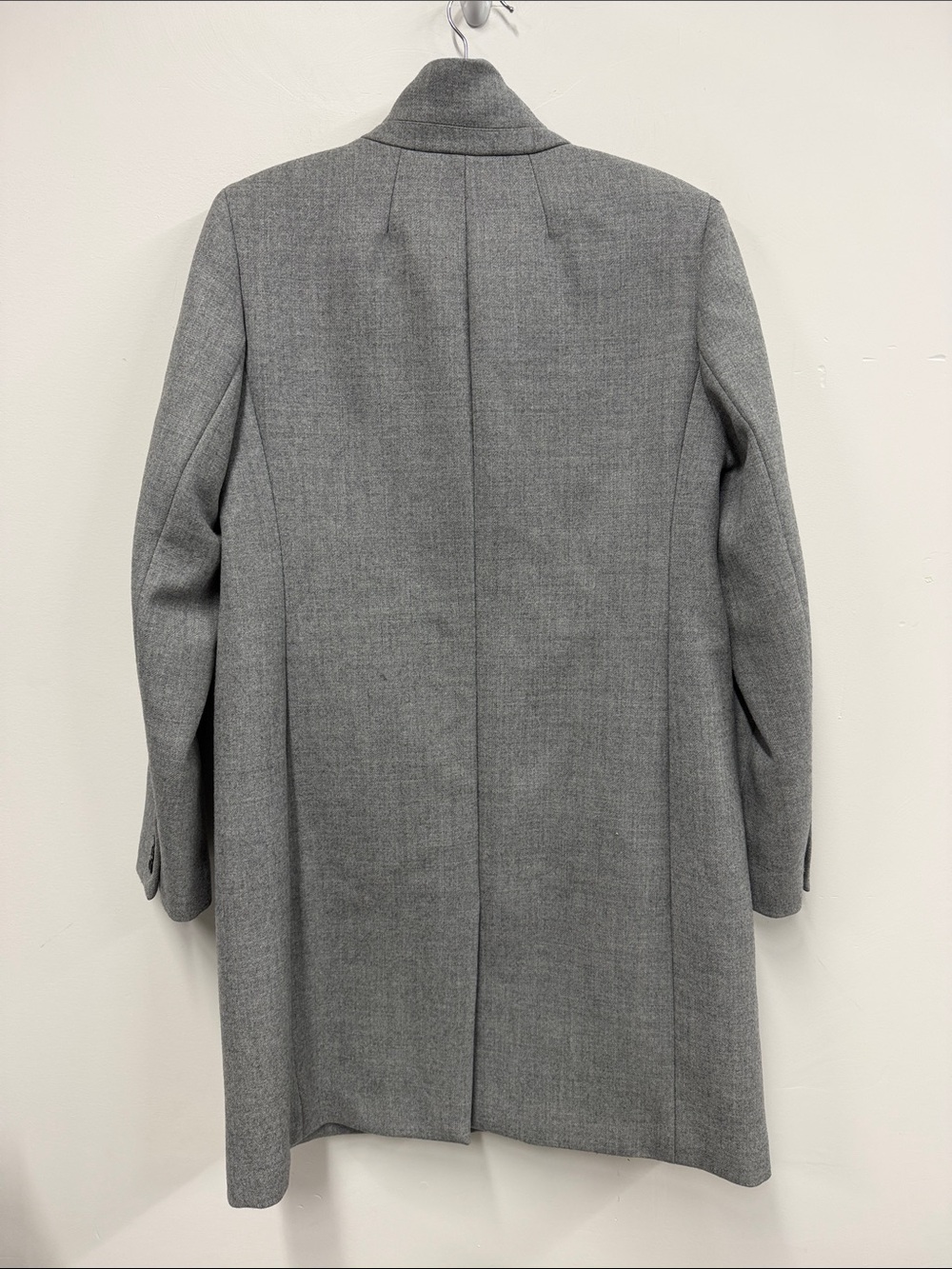 J CREW Regent Topcoat Coat Gray Wool Tailored Academia Preppy Classic Dressy 10 - Picture 8 of 8